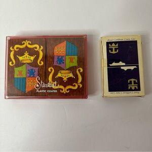 Playing Cards lot of 3-Stardust and Royal Caribbean